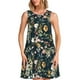 thumbnail image 1 of Balery Watercolor Floral Vestidos de verano para mujer con estampado: vestido holgado sin mangas, vestido playero informal y cómodo para días calurosos., 1 of 7