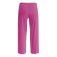 thumbnail image 4 of YOUYEDIAN Kids Girls Boys Plaid Pajama Pants – Soft Lounge Sleep Bottoms with Elastic Waist and Pockets Hot Pink 6-7 Years, 4 of 4