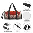 thumbnail image 4 of Lsque Basketball Shot Pattern Foldable SportsBag with Wet Dry Pocket, Travel Bag, Large Capacity Duffel Bag, Splash Proof Carry on Bag, Overnight Bag, Weekender Bag, 4 of 6