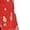 Red-M, variant on Women Floral Print Off Shoulder Split Long A-Line Dress