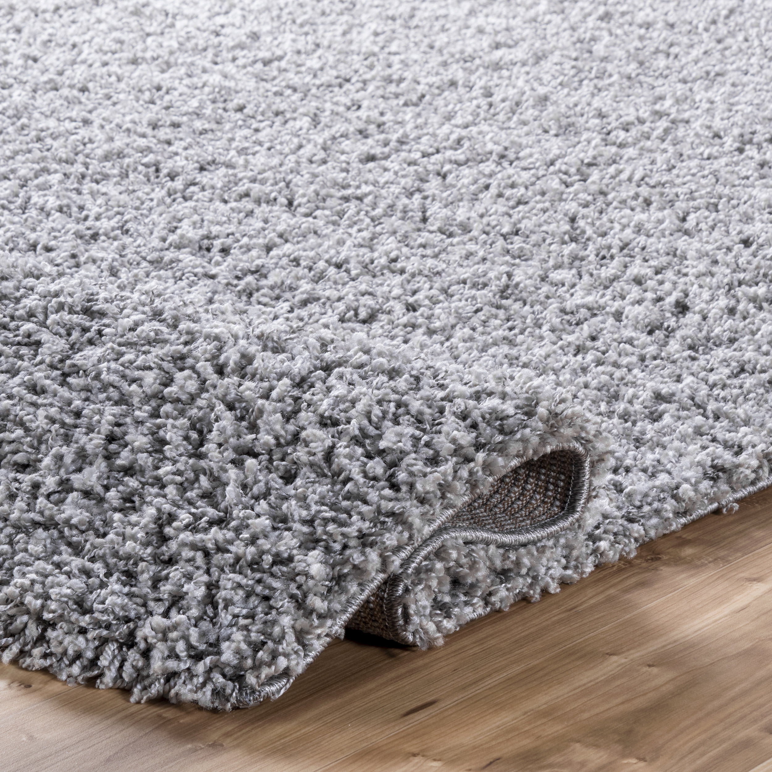 nuLOOM Marleen Contemporary Shag Area Rug, 12' x 18', Silver