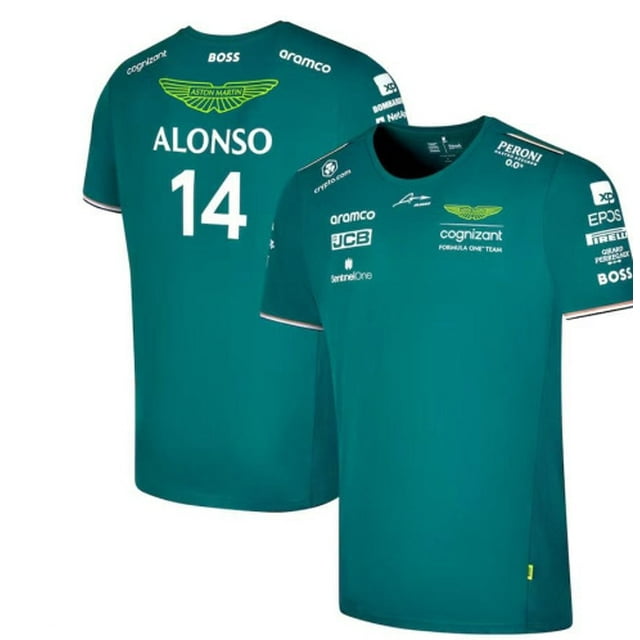 Aston Martin F1 Racing Short Sleeve, POLO Commemorative Shirt Peripheral Clothing-week