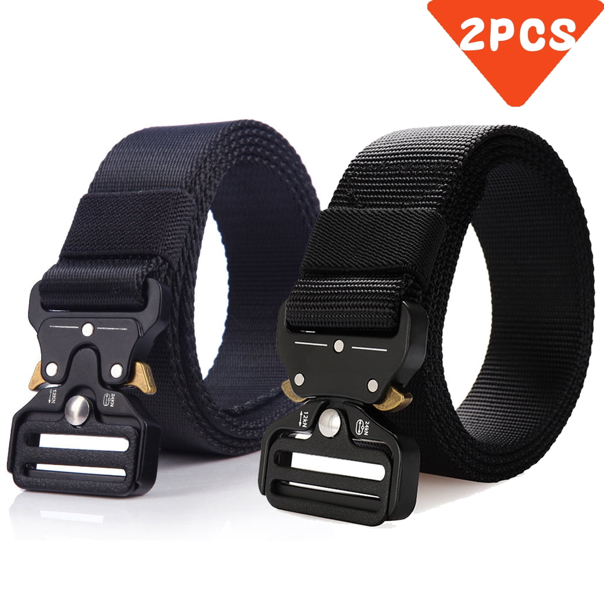 Men Belt Adjustable Belts for Men Nylon Work Belt Belt with Heavy Duty