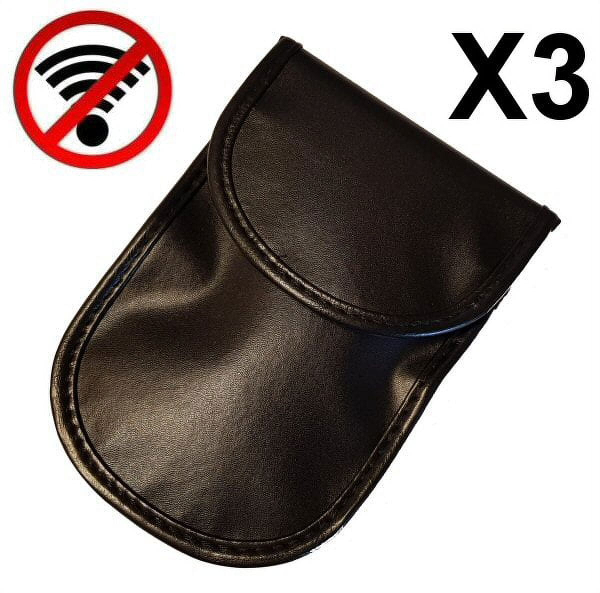 3 X Genuine Faraday Cage Bag Safe Car Keyless Entry Fob Signal Blocker Block Theft (sm)