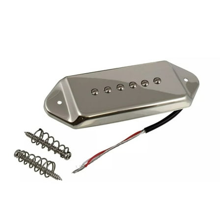 Allparts P-90 Pickup With Ears, Nickel Cover - #PU-0418-001