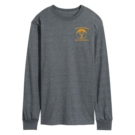 Yellowstone - Circular Lock 86 Left Chest - Men's Long Sleeve T-Shirt