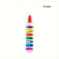 thumbnail image 1 of QJUHUNG 8/12 Colors Crayon Replaceable Core Splicing Multicolor Color Single Graffiti Building Blocks Splicing Crayon, 1 of 7