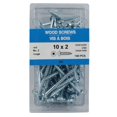 thumbnail image 2 of 100 Pack #10 x 2" Zinc Plated Round Head Socket Wood Screws, 2 of 2