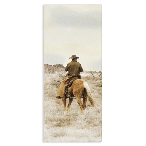Stupell Industries Southwestern Wild Wrangling Cowboy Canvas Art, 10 x 24, by Marcus Prime