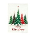 thumbnail image 2 of Merry Christmas Garden Flag, 12x18 Inch Double Sided Outside Christmas Decoration Snowman Elk Xmas Outdoor Flag, Christmas Trees House Flag, Winter Festive Holiday Yard Decor, 2 of 6