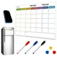thumbnail image 2 of Magnetic Weekly Planner Magnetic Calendar Whiteboard Planner for Refrigerator with 3 Markers and Eraser Reusable Dry Erase Weekly Planner White Board Magnetic Weekly Calendar for Fridge, 2 of 6