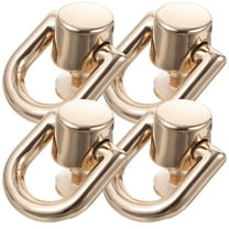 UPOUART 4Pcs Multi Function Golden Metal D Rings for Purse Crossbody Bag Hardware Supplies