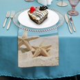 thumbnail image 4 of Nawy Starfish Sandy Beach Minimalism Cloth Napkin Reusable Machine Washable Fabric for Events 4 PCS, 4 of 7