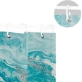 thumbnail image 6 of Nautical Octopus Shower Curtain Ocean Animal Sailboat Ship Sea Wave Bathroom Window Decor Set with Hooks Waterproof Polyester Fabric Machine Washable 72x72 inch, 6 of 6