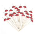 thumbnail image 2 of Fruit Picks Bamboo Picks Fruit suitable forks Artistic Toothpicks Cocktail Picks Sandwich Picks Decorative Cocktail Sticks, 2 of 5