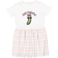 thumbnail image 3 of Inktastic Dill-lightful Pickle Girls Toddler Dress, 3 of 5