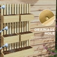 thumbnail image 5 of Outsunny 5 Box Raised Garden Bed w/ Trellis, Drain Holes, Adjustable Height, 5 of 9