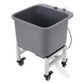 thumbnail image 4 of Portable Floor Mop Sink with Wheels & Drain, Freestanding Utility Mop Bucket - Plastic Service Basin for Bathroom, Laundry Room & Garage, Easy to Move & Clean, 4 of 11