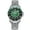 Green, variant on GMT Men's Watches NH34 Stainless Steel 100M Waterproof Analog Wristwatch for Men with Jubilee, Synthetic Sapphire Dial Glass RT7935