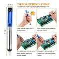 thumbnail image 5 of 80W Soldering Iron Kit ,Adjustable Temperature LCD, With Multimeter Soldering Tips Desoldering Pump Welding Tools , Mild Steel, 5 of 5