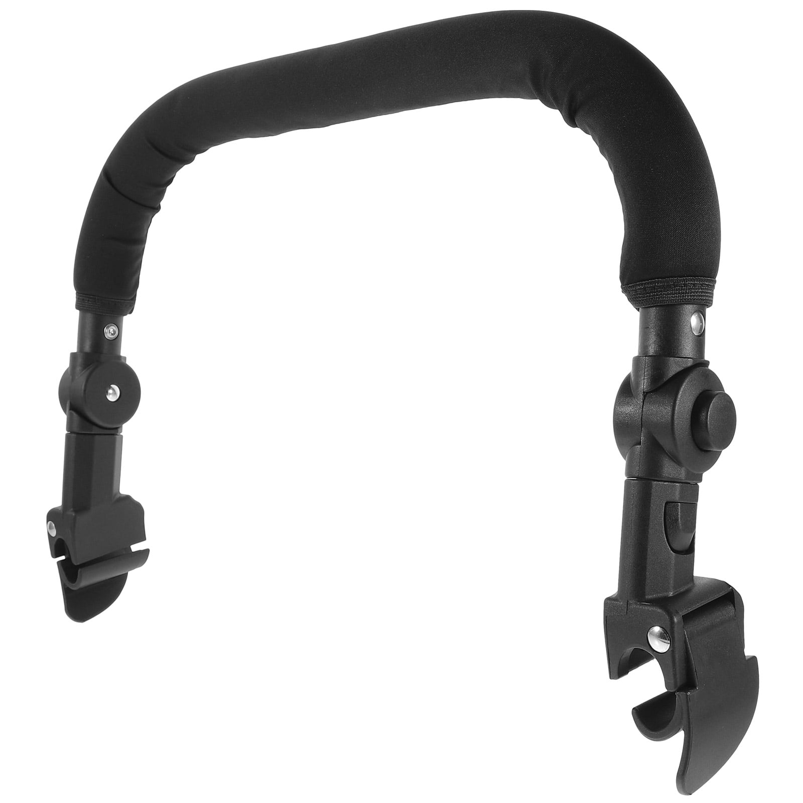 Pawsdot Adjustable Stroller Handle Black Sponge Plastic for Parents Daily Use 1Pcs