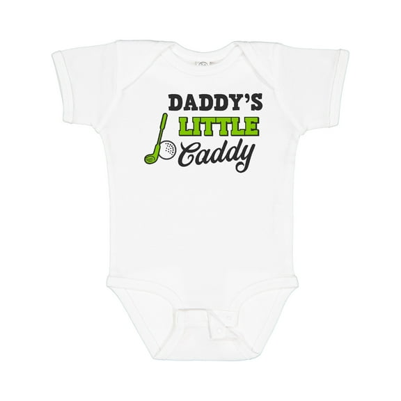 Inktastic Daddy's Little Caddy with Golf Club and Ball Boys or Girls Baby Bodysuit