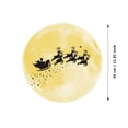 thumbnail image 2 of Clearance! Christmas Wall Decals Removable Glow In The Dark Moon Wall Sticker For Christmas Holiday Luminous Wall Window Sticker Christmas Tree Decoration For DIY Home Décor, 2 of 3