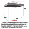 thumbnail image 3 of 3x3m Repuesto De Lona Toldo Para Jardin Impermeable Gazebos, 3 of 5