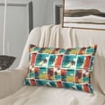 thumbnail image 5 of Sikiie Colorful Hawaii Palms Print Plush Pillow Cover, Wrinkle-proof and Stain-resistant Pillow Protector without Pillow Core, Home Decoration-20"x30", 5 of 6