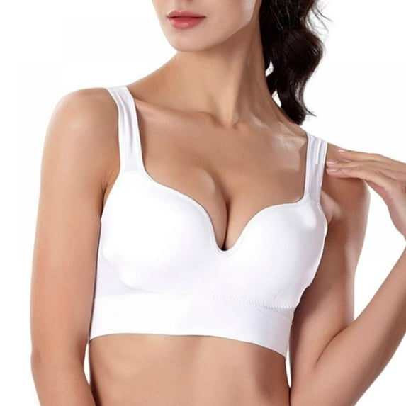 Women Wirefree Active Bra Push up Seamless Sports Bra Yoga Running Fitness Bralettes