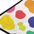 thumbnail image 2 of Area Rugs Carpet for Bedroom Floor Kitchen Rugs Colorful Cow Print Rainbow Spot Door mat Bedside Runner Rug Living Room Washable Non Slip 39×20in, 2 of 7