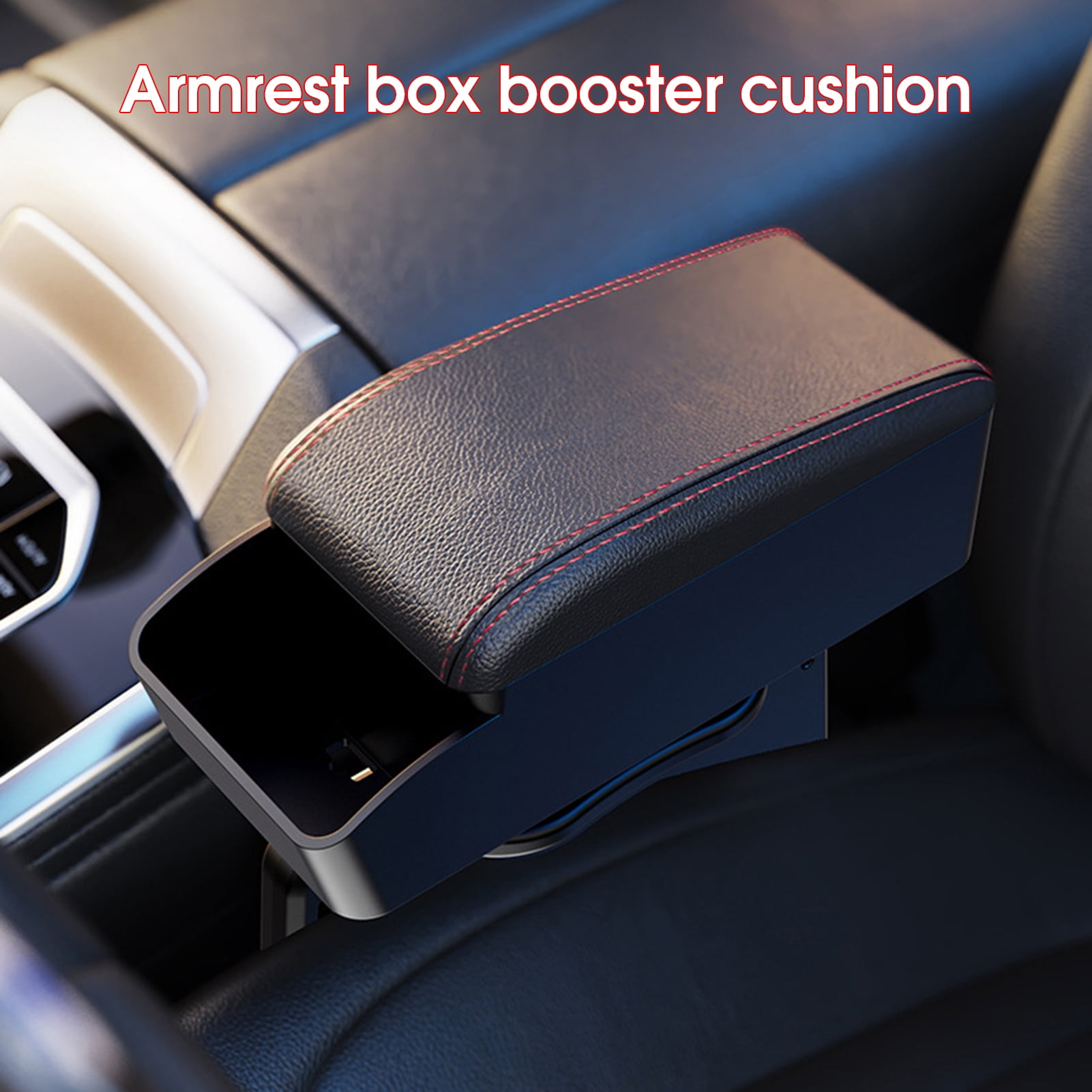 Star Home Car Armrest Box Dustproof High Capacity Wireless Charging Rest  Arm Save Space Alleviate Driving Fatigue Versatile Car Interior Phone  Storage Elbow Rest Storage Box for Car 