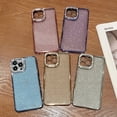 thumbnail image 5 of Compatible for iPhone 13 Pro Max 6.7 Inch Luxury Glitter Diamond Plating Case, Bling Crystal Rhinestone Sparkly Clear Case for Women Girls Shockproof Camera Protective Back Cover Light Blue, 5 of 10