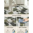thumbnail image 5 of Retro Splicing Modern Art Area Rug for Bedroom 5x7 Ft Green Gray Watercolor Super Soft fuzzy Throw Rug Non-Slip Fluffy Plush Indoor Floor Carpet for Living Room Nursery Home Decor, 5 of 8