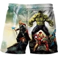 thumbnail image 2 of Marvel Superhero Iron Man Cosplay T-shirt Baby Boys and Girls T Shirt Summer Short Sleeve Kids Boys Tops Tee Spiderman T Shirts7T Gong Bohan LED, 2 of 2