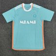thumbnail image 1 of Camiseta De Fútbol Clásica Azul Claro De Verano De Manga Corta Del Segundo Equipo Invitado De Miami Para La Temporada 24-25L, 1 of 2