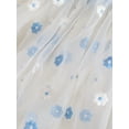 thumbnail image 6 of Seyurigaoka Toddler Baby Girls Summer Lovely Tulle Mesh Dress, Floral Embroidery Sleeveless Sweet Tulle Dress, 6 of 8