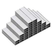 Uxcell Staples for Stapler, 8 Pack 26/6 Standard 1/4 inch Length Staples for Office Supplies, Silver