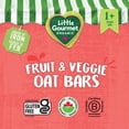 thumbnail image 2 of Little Gourmet Organic Fruit & Veggie Oat Bars – Strawberry Carrot | 12+ Months | Toddler Snack | No Added Sugar, 2 of 6