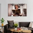 thumbnail image 6 of Funny Bathroom Man Sitting On Toilet Reading Newspaper Movie Posters Art Print Wall Photo Paint Poster Hanging Picture Family Bedroom Decor Gift 12x18inch(30x45cm), 6 of 6