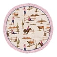 thumbnail image 1 of Sweet Jojo Designs Western Cowgirl Girl Baby Play Mat Tummy Time Activity Infant Playmat Playpen Tent Teepee Floor Wild West Bandana Paisley Vintage Country Animal Horse Retro Southwest Brown Pink Tan, 1 of 4