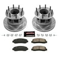thumbnail image 3 of PowerStop Front Z23 Evolution Sport Carbon-Fiber Ceramic Brake Pad and Drilled & Slotted Rotor Kit Fits: FORD Select Models K4595, 3 of 10