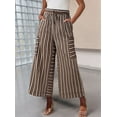 thumbnail image 3 of Pantalon Grand Confortable d'Été pour Femmes Noir TG, 3 of 5