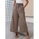 thumbnail image 3 of Pantalones Anchos de Verano para Mujer, Cómodos, Negros, Talla L, 3 of 5