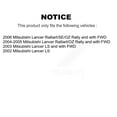 thumbnail image 2 of Transit Auto Front Right Wheel Bearing Suspension Lower Control Arm with Ball Joint Outer Tie Rod End and Sway Bar Stabilizer Link Kit for Car Mitsubishi Lancer K7T-103483, 2 of 10