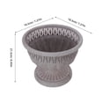 thumbnail image 2 of unbranded Farmhouse Flower Pot En Metal Con Boca Ancha Para Plantas Y En, 2 of 8