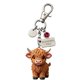 thumbnail image 2 of Highlands Bull Month Keychain Remind You Of The Power Of Silences Every Day, 2 of 7