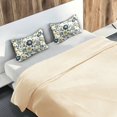 thumbnail image 5 of Yayeee Pillowcase Queen Size Set of 2 Satin Wrinkle Resistant Pillow Case, Light Floral, 5 of 8