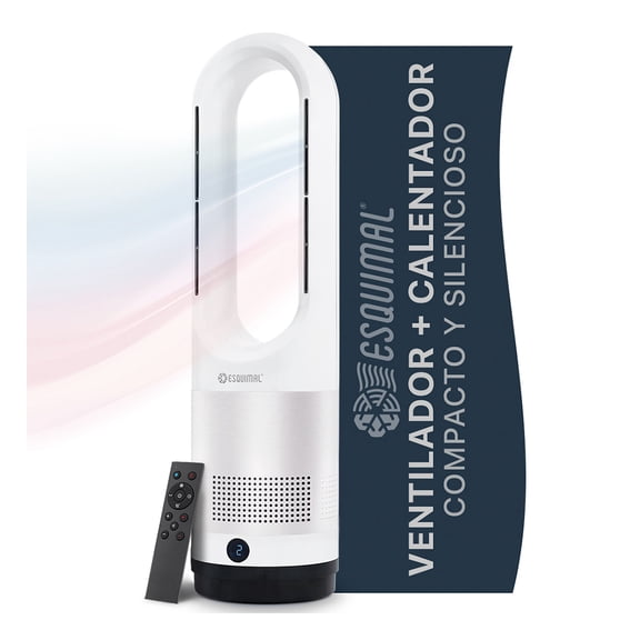 Ventilador Calentador 2 En 1 Sin Aspas Silencioso Esquimal Color Blanco