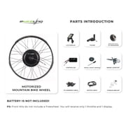 EBIKELING X 20 Rear Wheel 36V 500W Electric Bicycle Conversion Kit